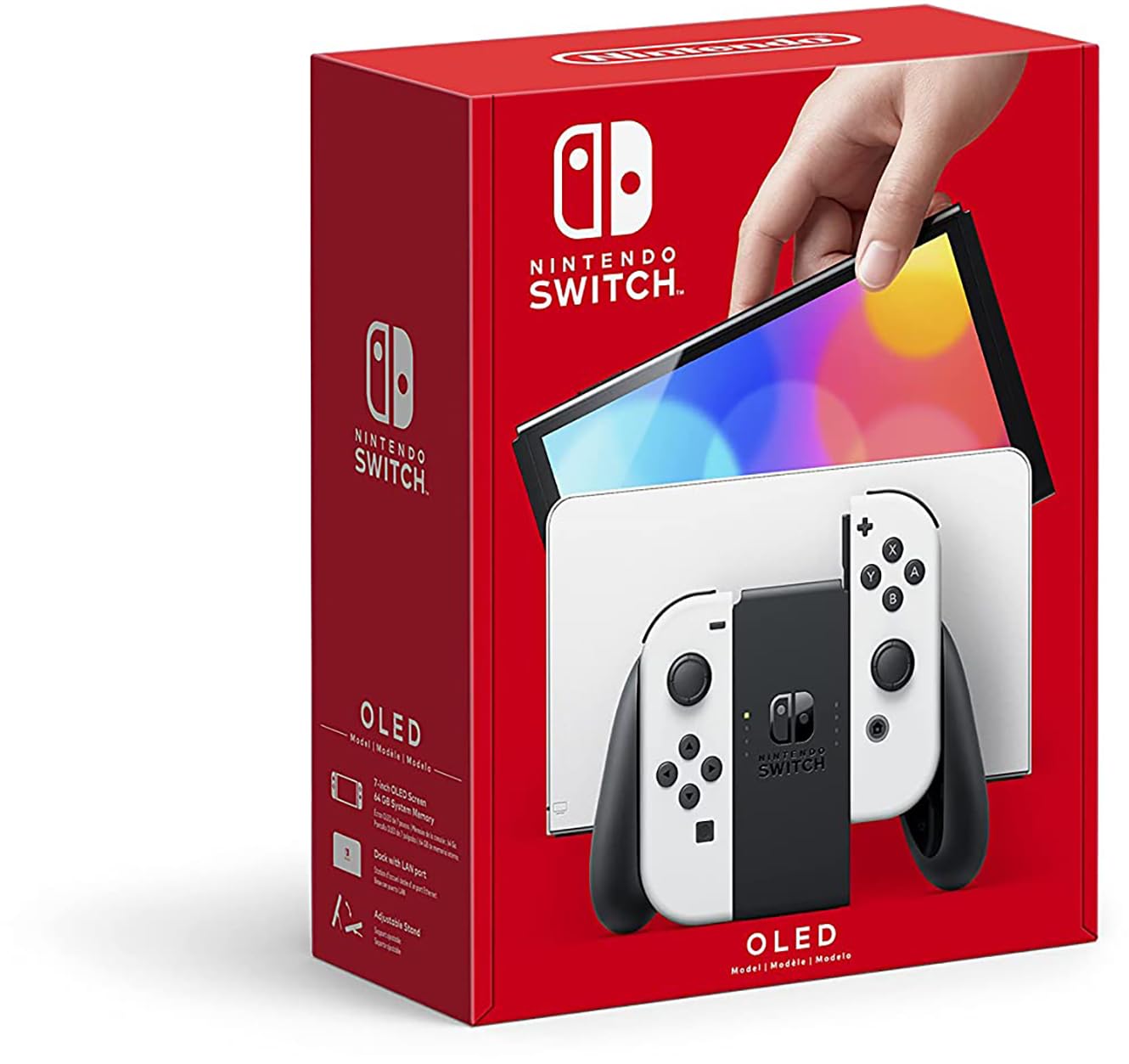 Nintendo Switch OLED Console with White Joy-Con Nintendo Switch OLED Console with White Joy-Con
